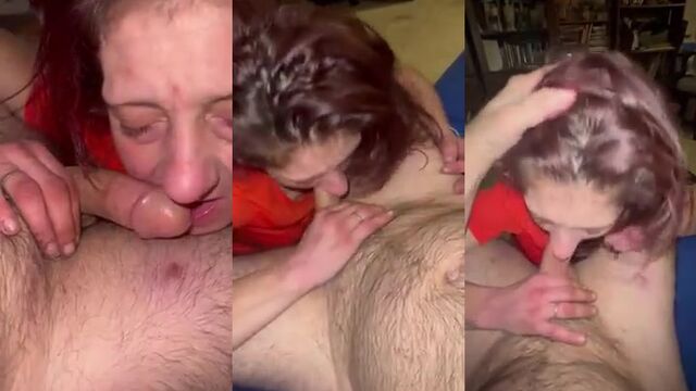 A street prostitute gets fucked by a guy for free