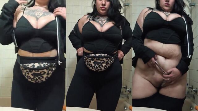 Hot fat ass twerks on IG live with baby oil
