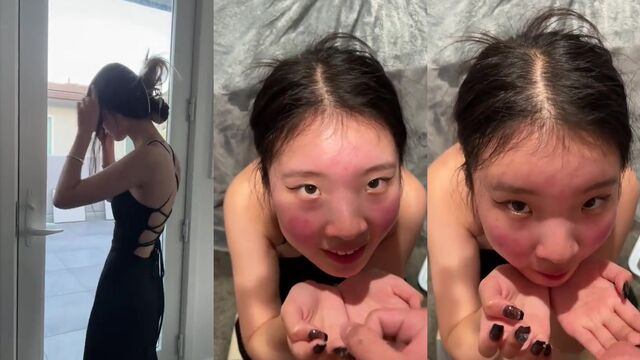 Asian girl with a great body gets fucked hard
