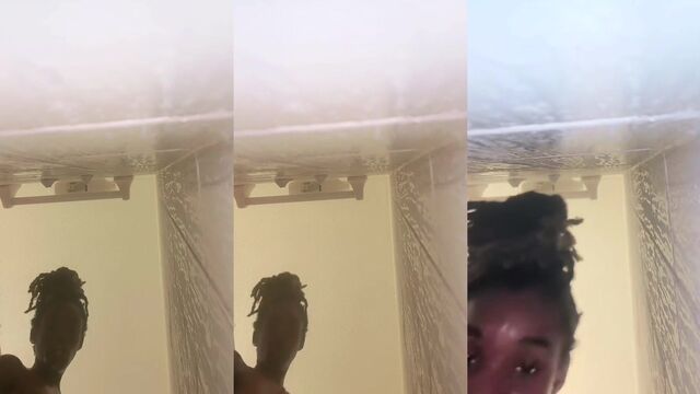 Black babe Nae flashes her pussy and tits on TikTok live for money