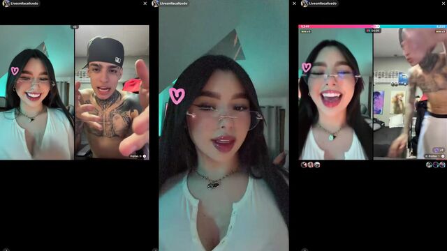 A nice lady has a good time with her boyfriend on TikTok