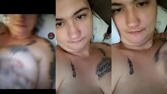 Horny slut showing everything to strangers who want to see