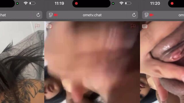 The safada is exposing herself and coming in a video chat