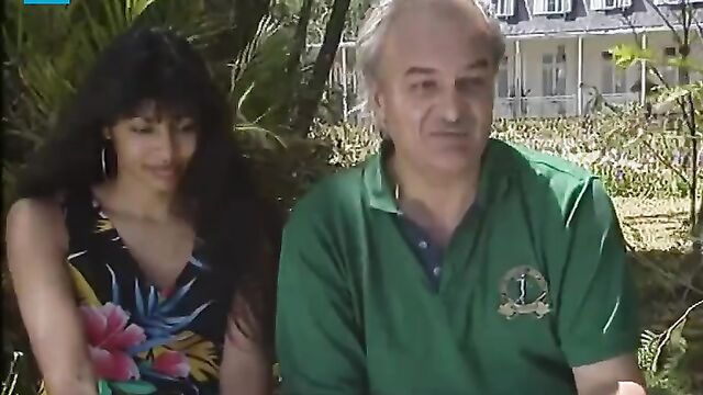 A woman is masturbating on the camera, inspired by TV scenes