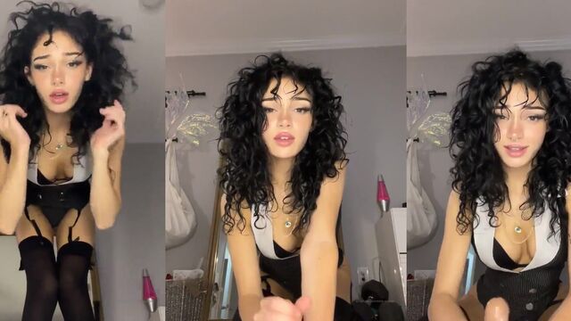 A slutty JOI session with a countdown timer for good measure