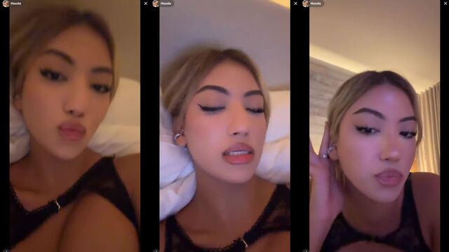 A guy came and he cum on TikTok live show