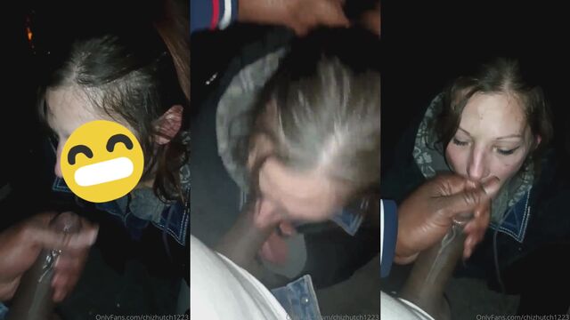 Street hooker gets banged on the car by a brave soul