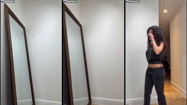 M4Lu tries on pierced pokies in a wild TikTok live session