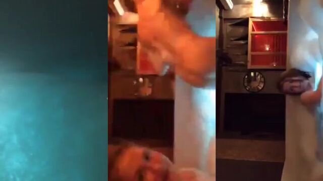 A solo performance of a beautiful Russian girl with big boobs