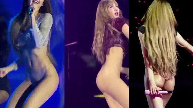 Reveal Lisa's natural ass and pussy in blackpink's enjoyable scene