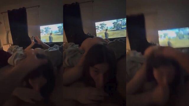The hottest Latina chick sucks your cock and your balls