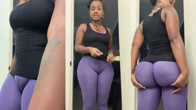Loy@ltrini's donkey booty is such a freaky bitch with her hairy pussy