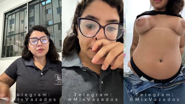 Chubby cutie enjoying herself with some masturbation
