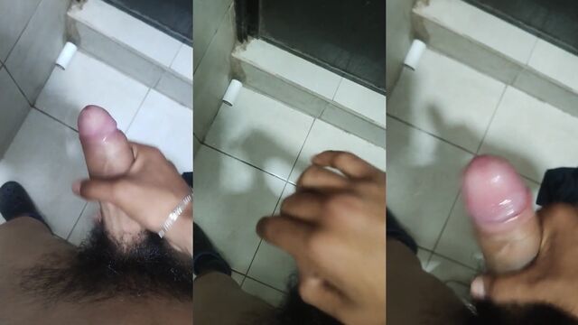 A young Mexican guy masturbates in the forest with a great cumshot