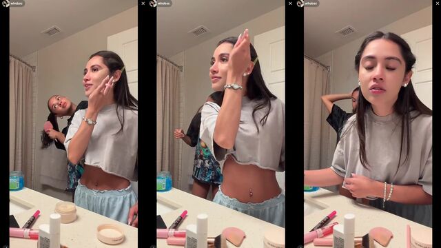 A guy masturbates his dick on TikTok live and comes