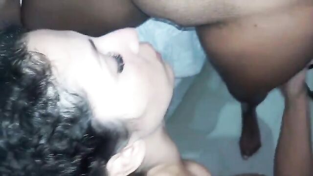 Two cute babies are showing themselves in a hot lesbian encounter