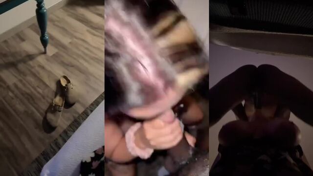 A woman with no husband leaves her children to fuck a black guy