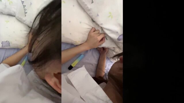 The schoolgirl is having fun with her daddy after classes