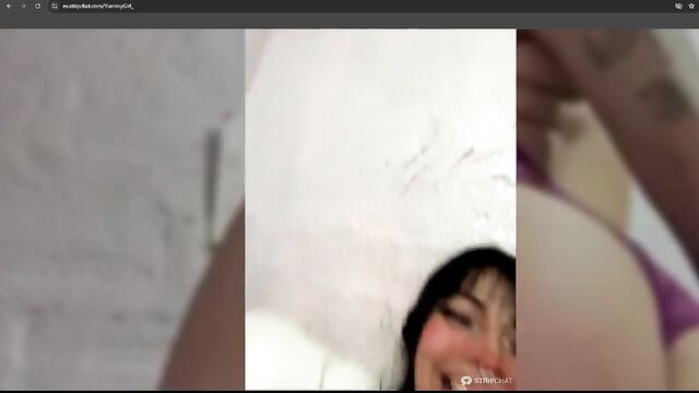 A hot Chilean woman has sex with a machine for pleasure