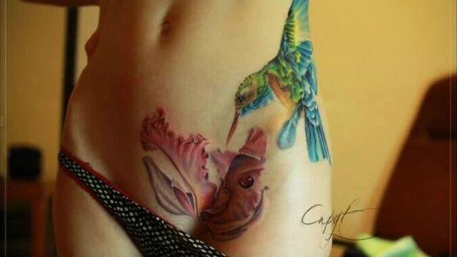 Женские тату на интимных местах — красивые фото часть 2