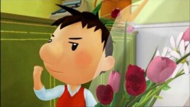 Petit Nicolas - Le chouette bouquet. Маленький Николя - Шикарный букет. Мультфильм на французском языке