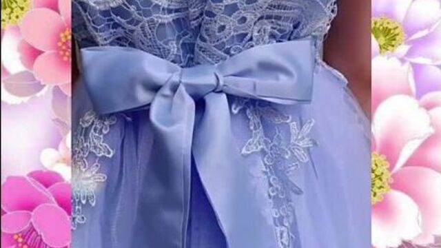 КАК ЗАВЯЗАТЬ КРАСИВЫЙ БАНТ НА ПЛАТЬЕ
