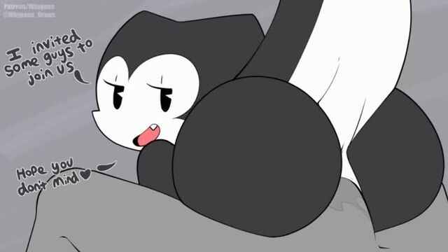 2d Yiff by Whygena Straight Furry Porn Sex E621 FYE Evelyn gets fucked by three cats with big cocks gangbang blowjob