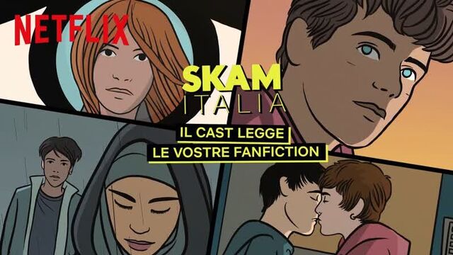 Каст Скам Италия читает фанфики.(РУС.СУБ.)