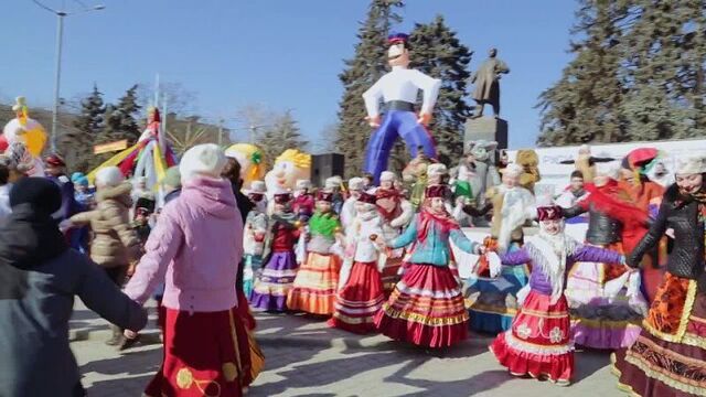 Общегородской фестиваль Масленица. Ростов-на-Дону, 22.02.2015. Как это было